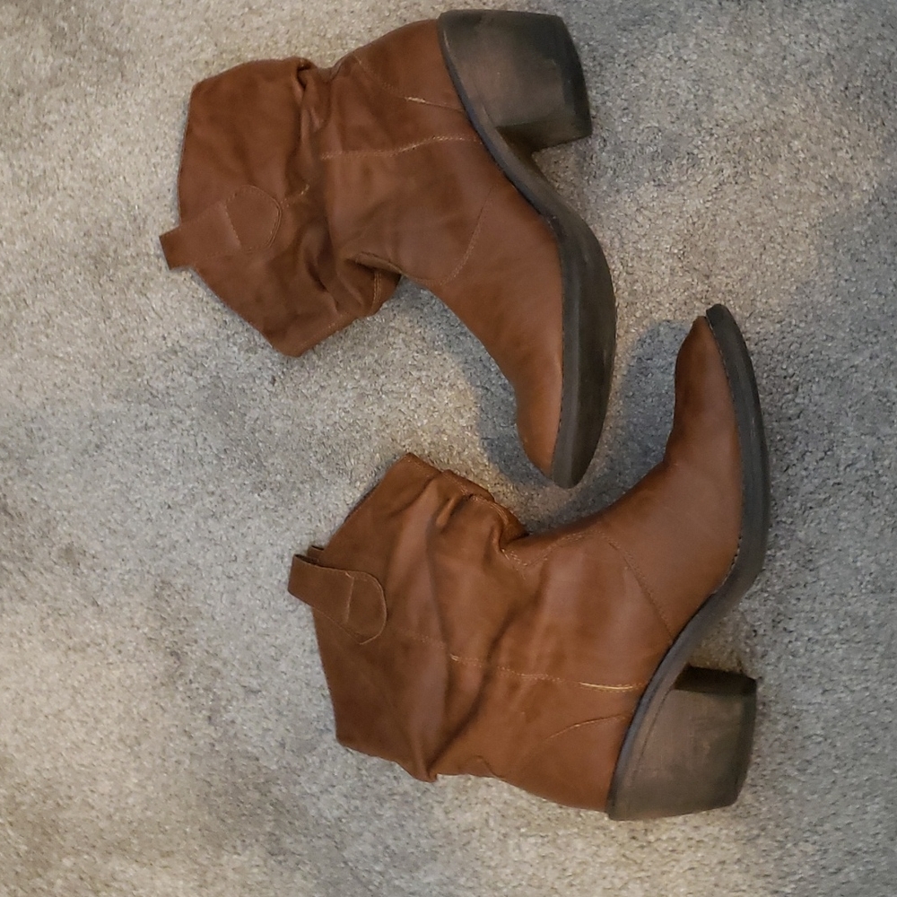 Brown ankle boots